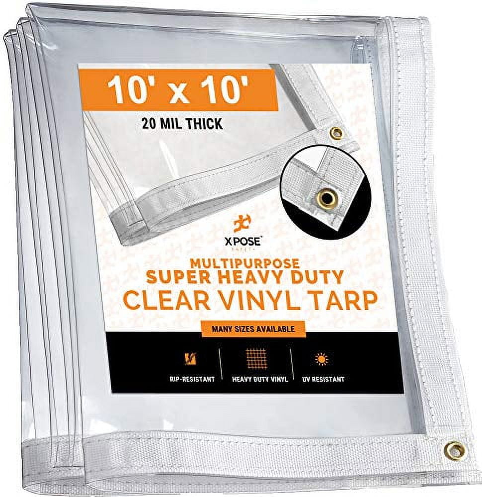 10 x 10 clear tarp