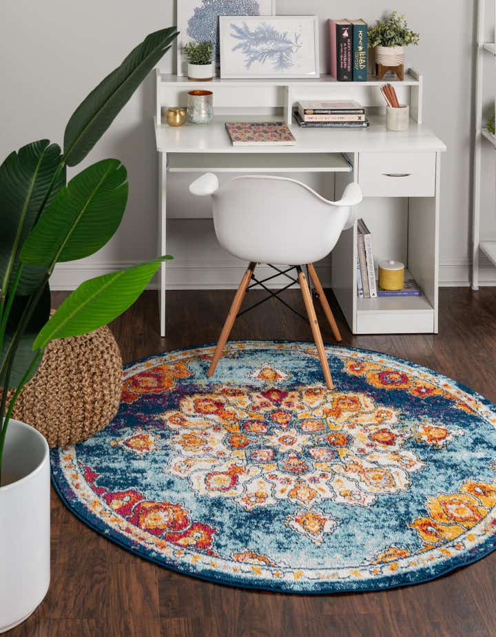 100cm round rug