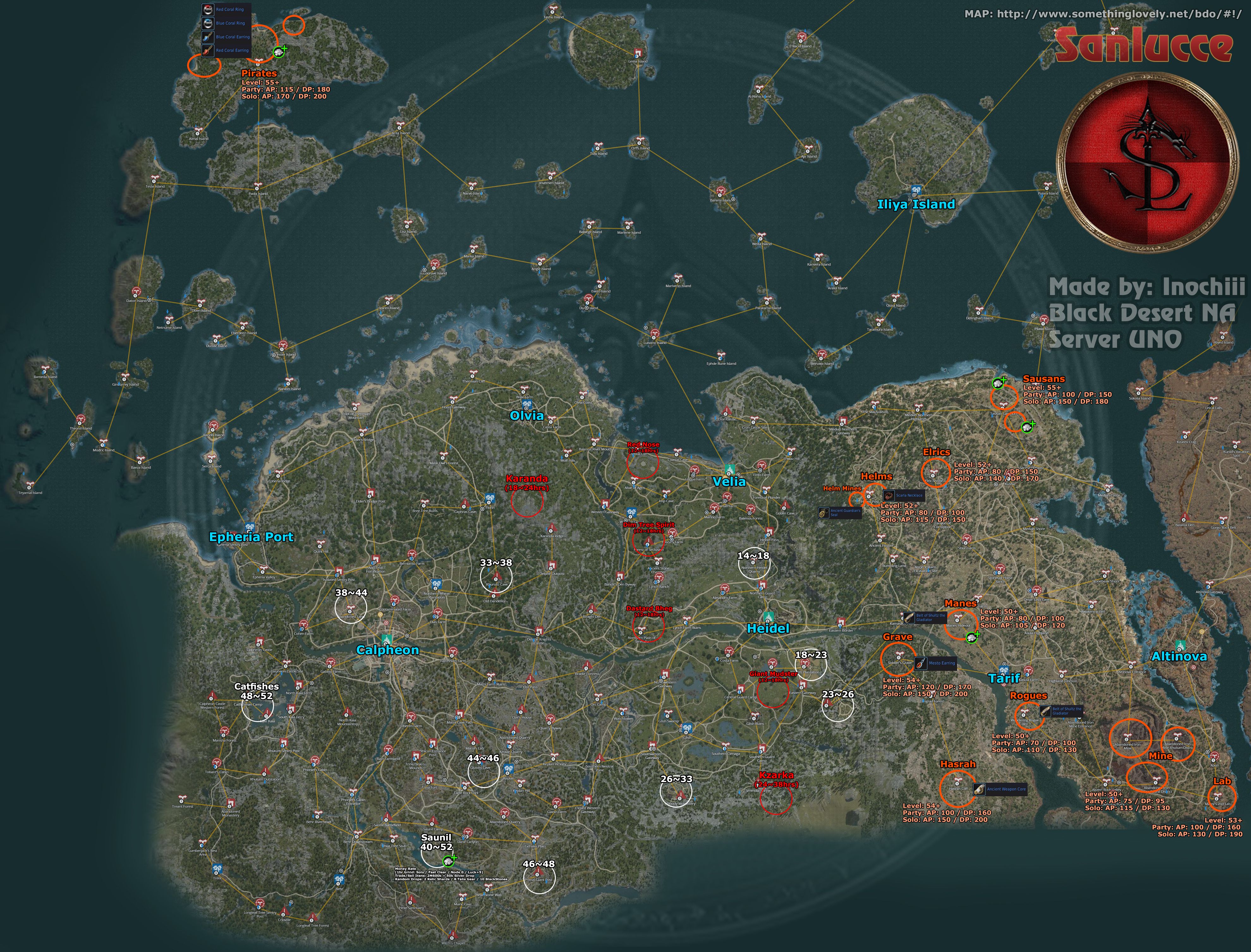 bdo map