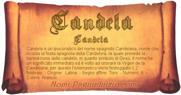 candela in spagnolo