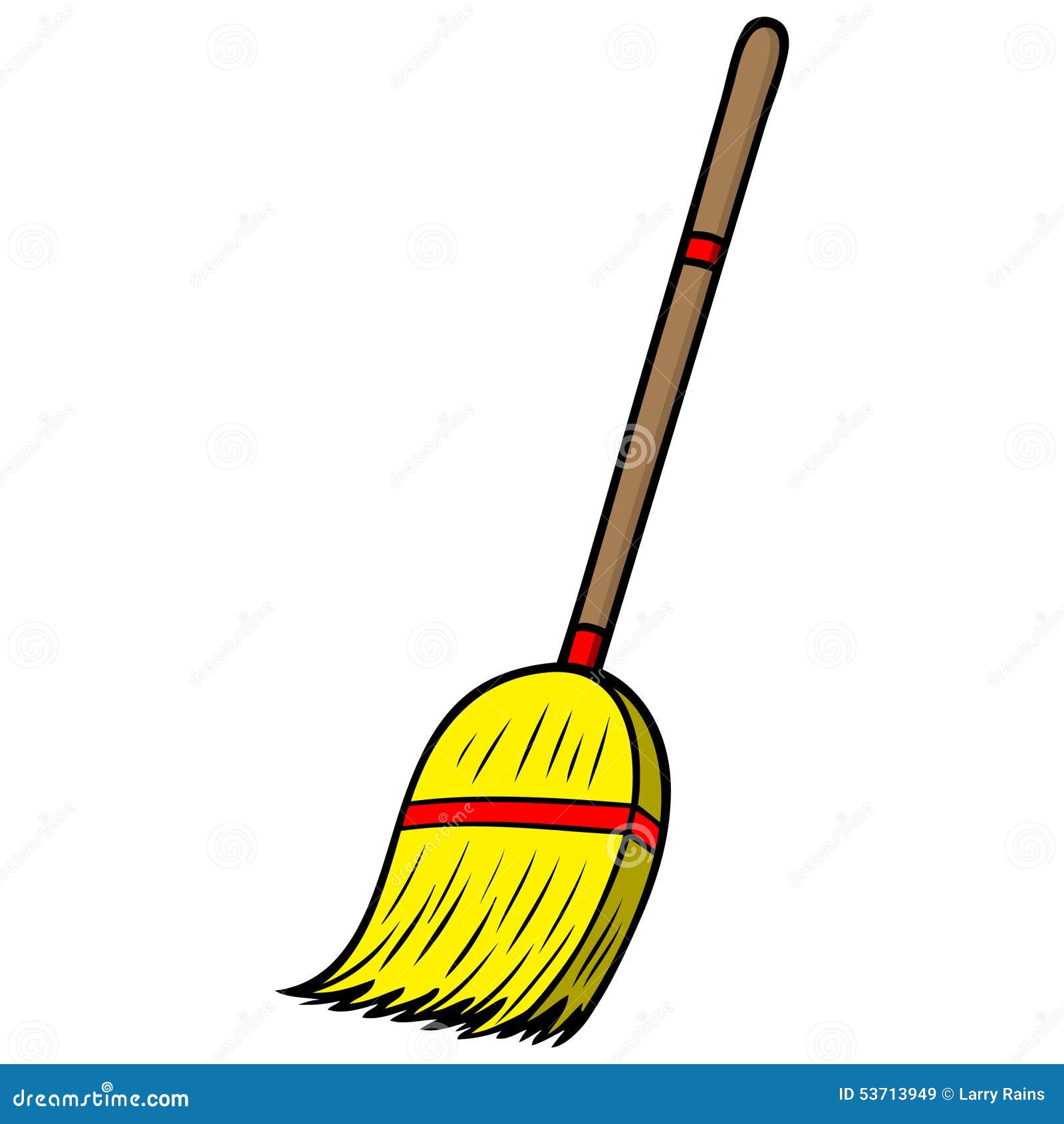 cartoon broom