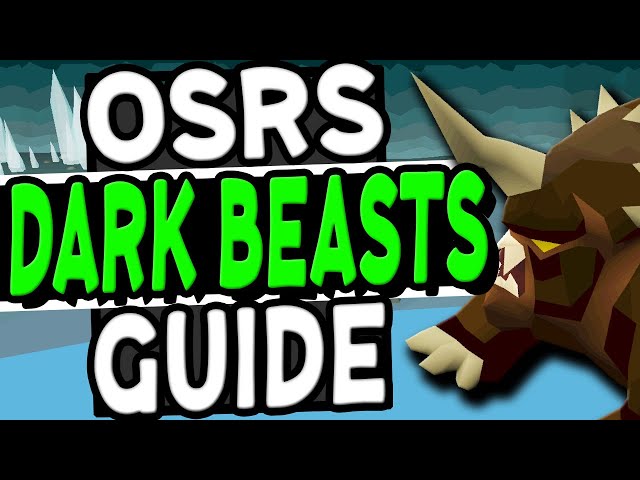 osrs dark beasts