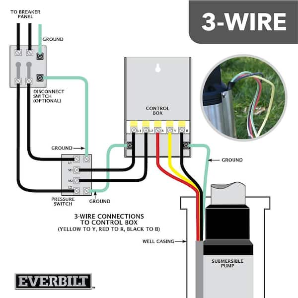 wiring diagram for water well pump