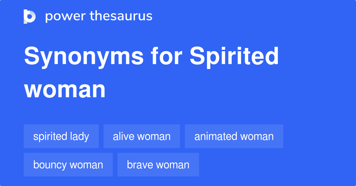 spirited thesaurus