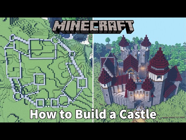 castle plans minecraft