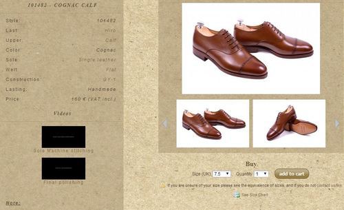 meermin shoes size chart