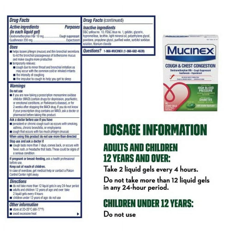 mucinex cough and congestion high blood pressure