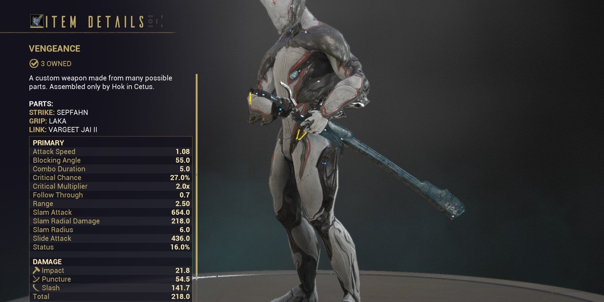 warframe zaw