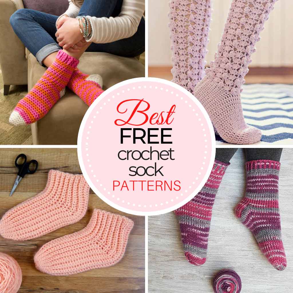 free crochet sock patterns