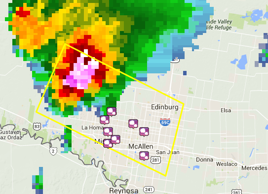 mcallen doppler radar