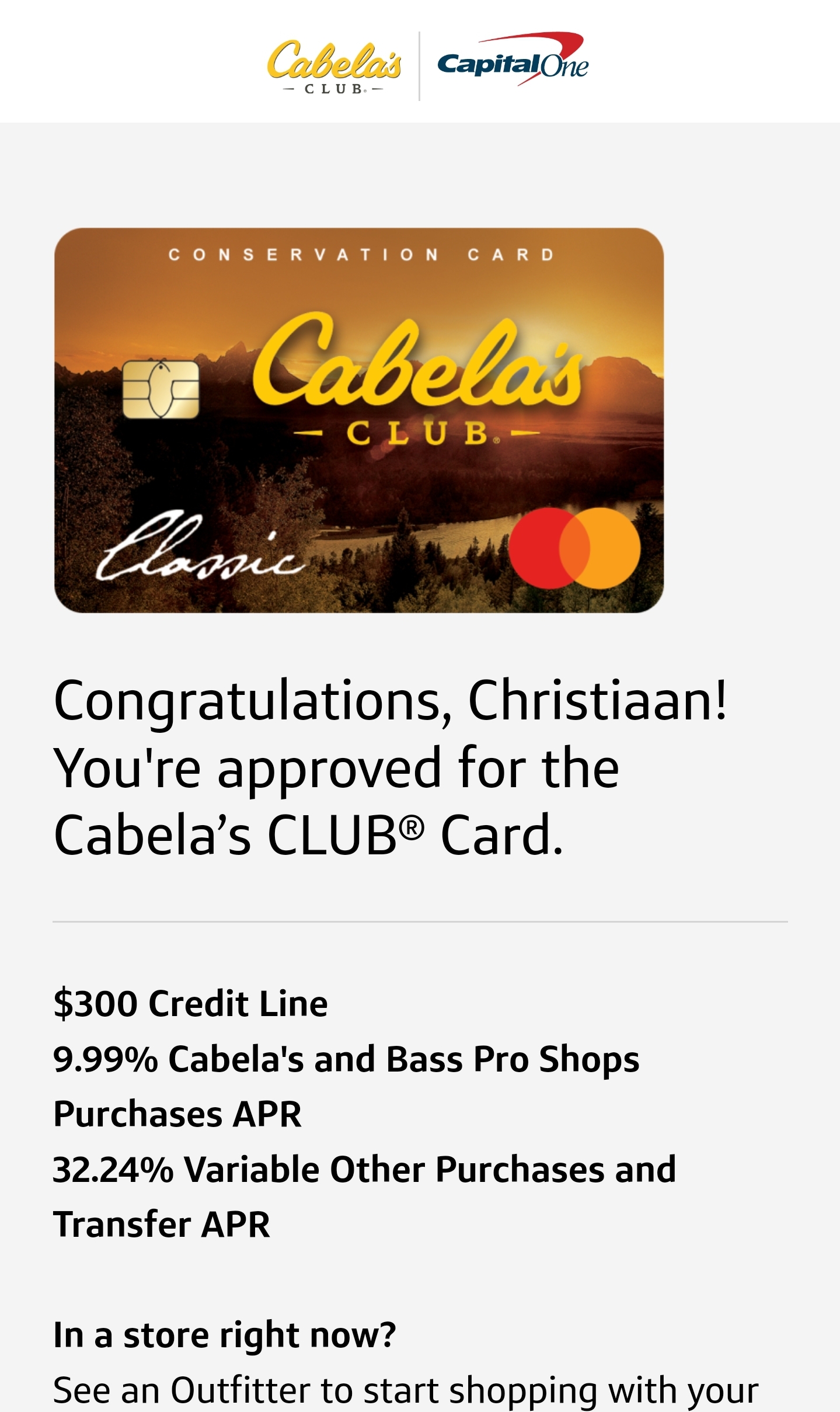 cabelas capital one sign in