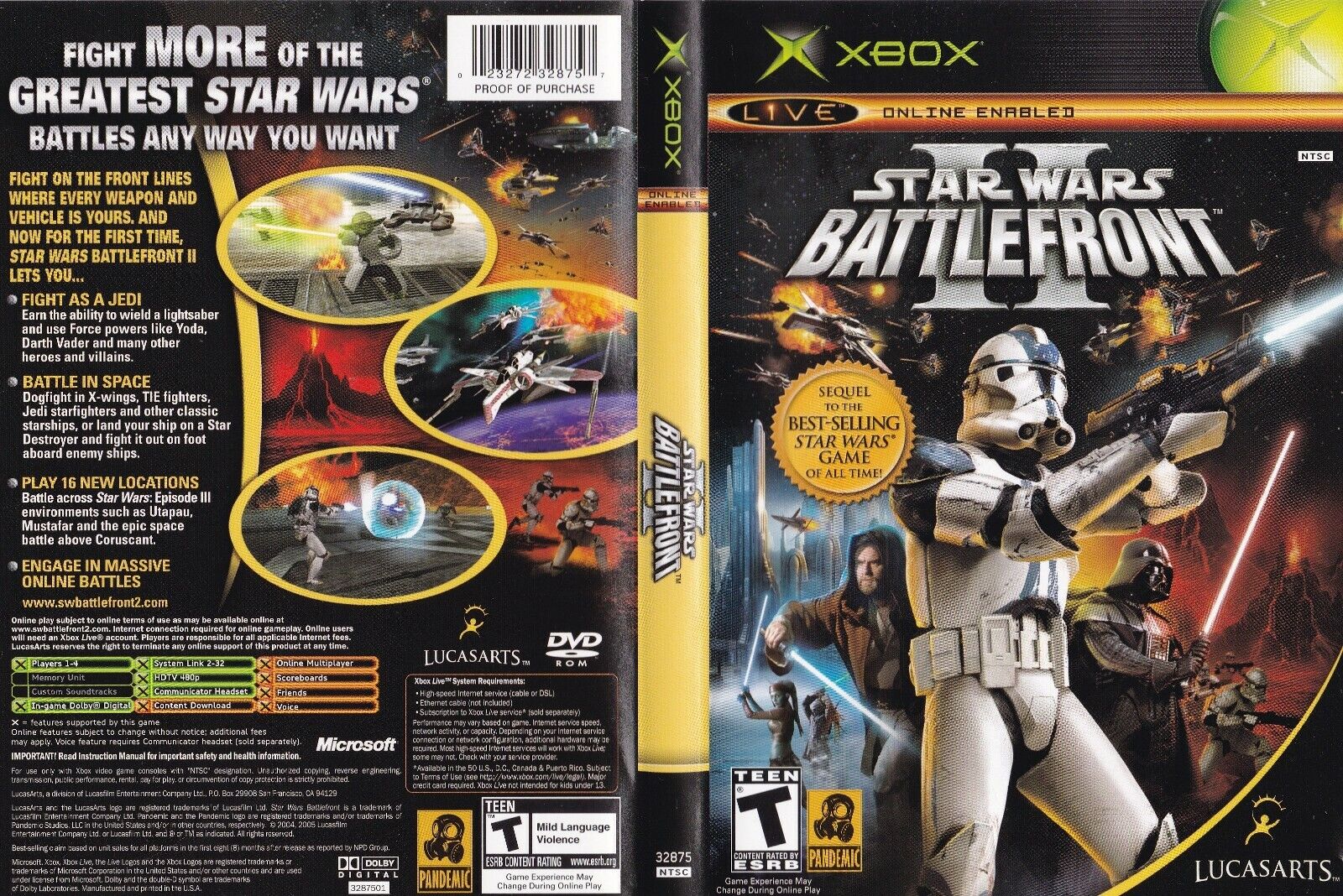 star wars battlefront 2 xbox 360