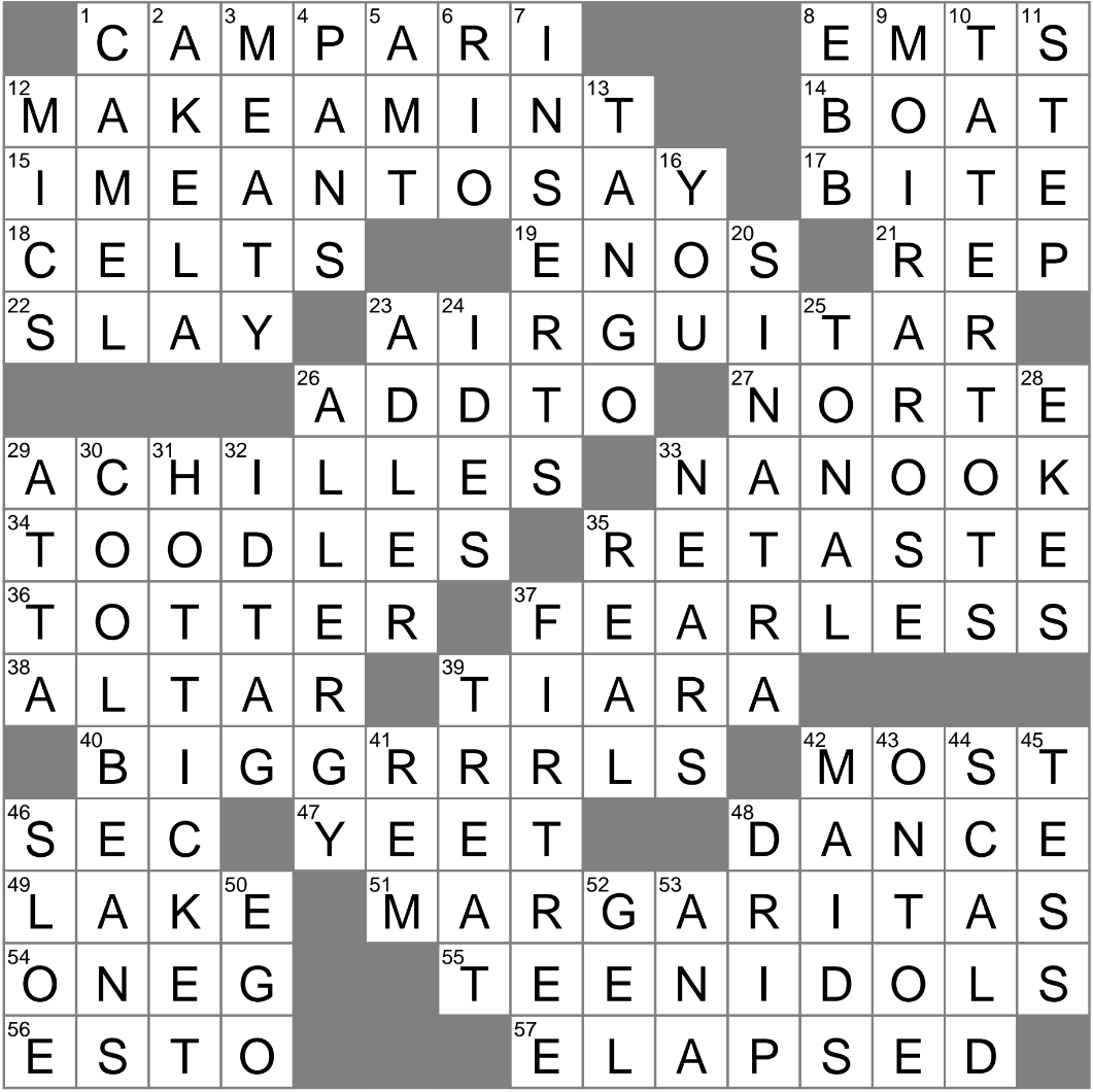 up and about crossword clue