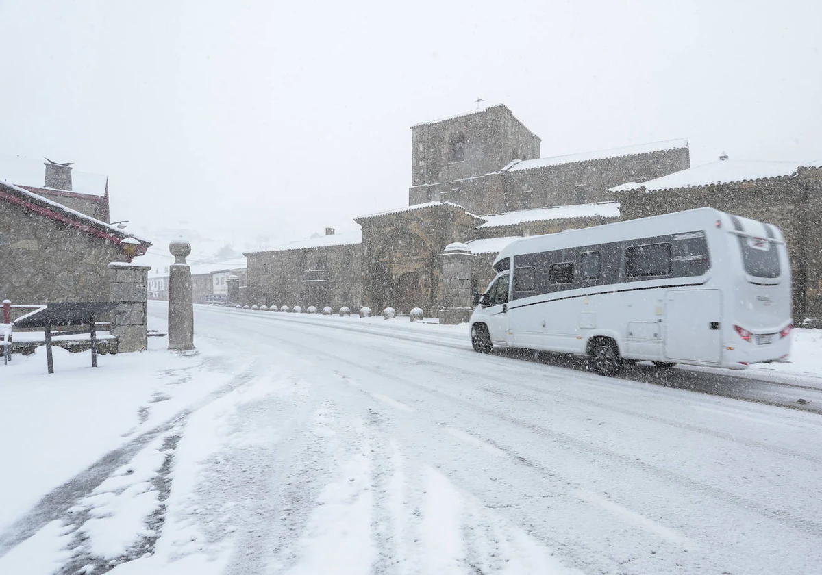 cota de nieve leon