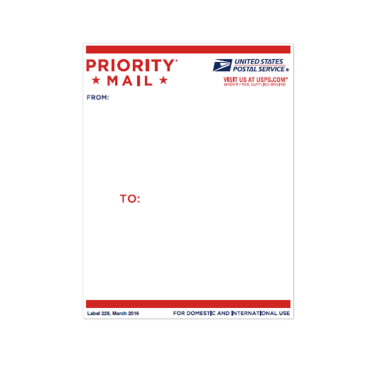 priority mail 2 day label