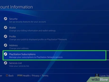 how to cancel ps plus on ps4