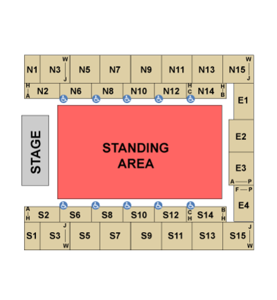 wembley arena seating plan