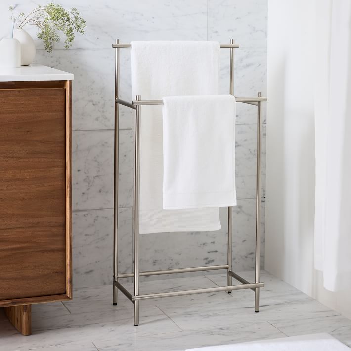 free standing towel bars