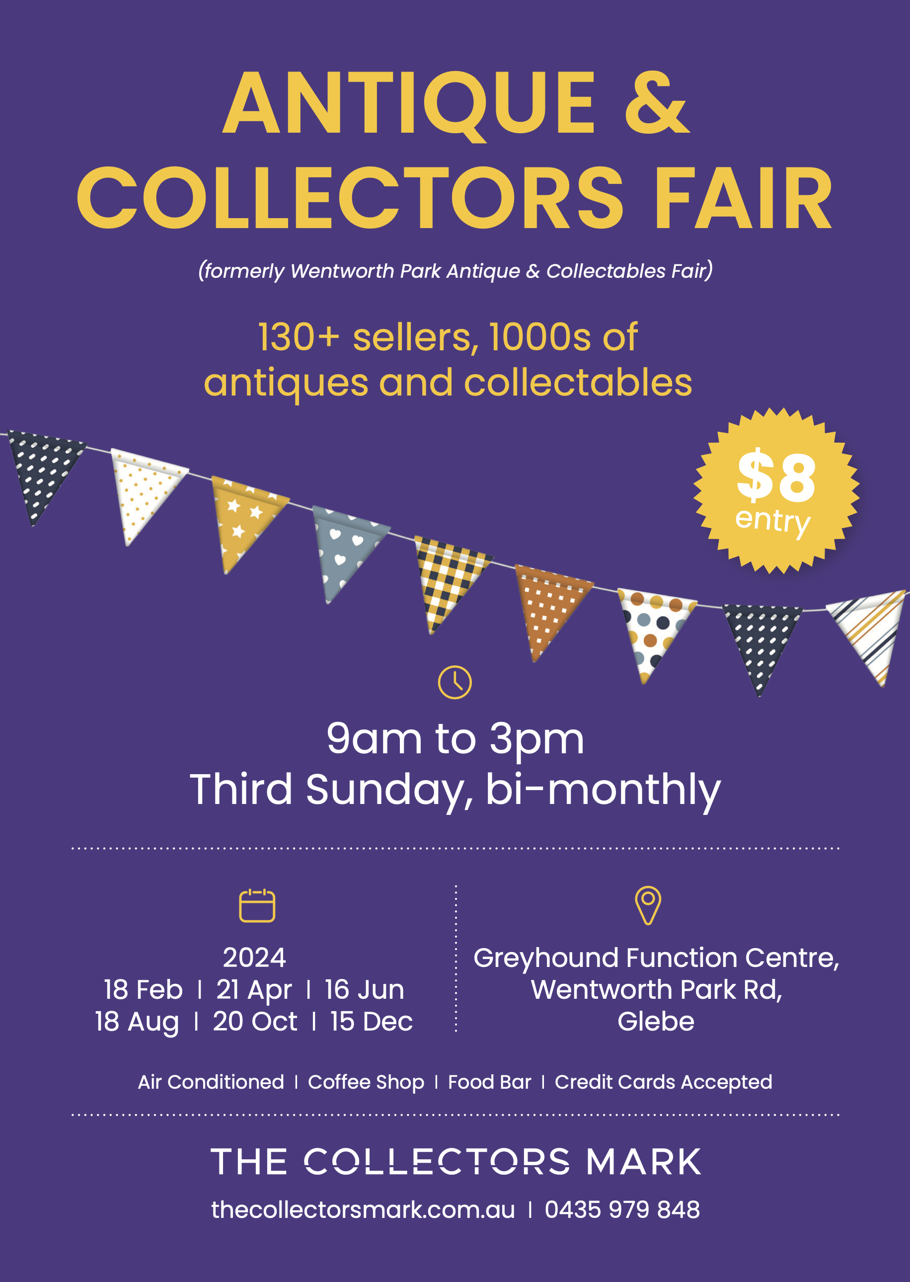 wentworth park antique fair 2023 dates