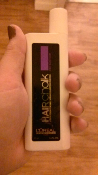 loreal hair chalk instructions