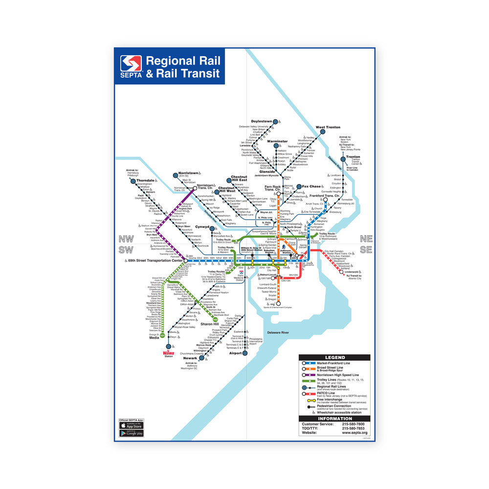 philadelphia septa rail map