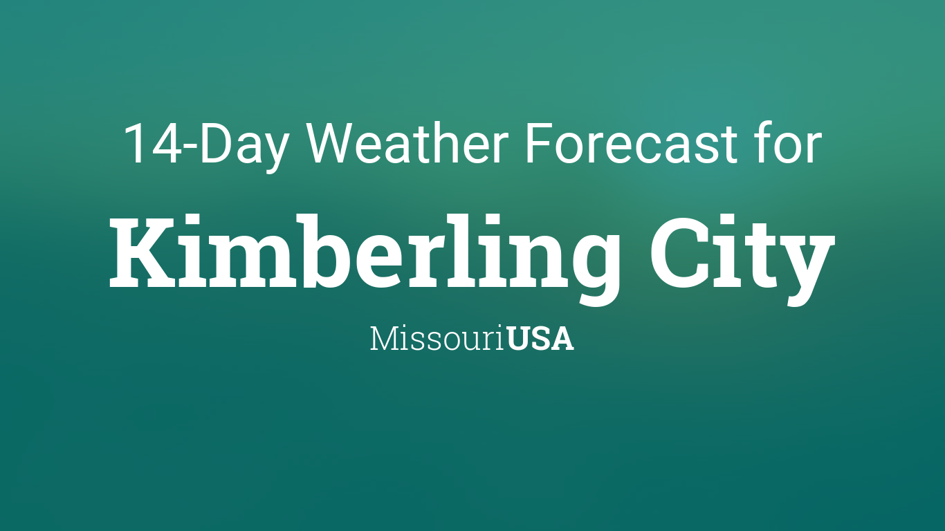 weather in kimberling city missouri