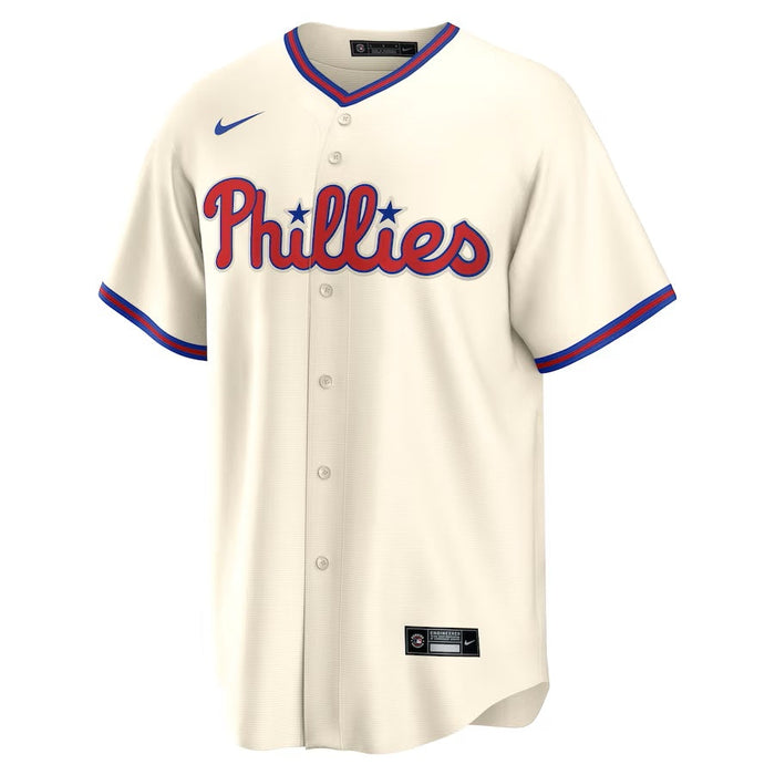 cream color phillies jersey