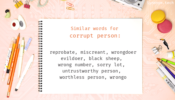 synonym for corrupt