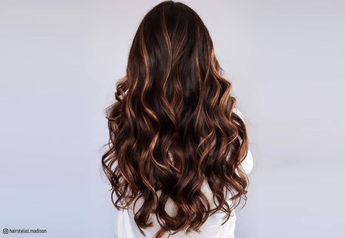 hair highlights for dark hair