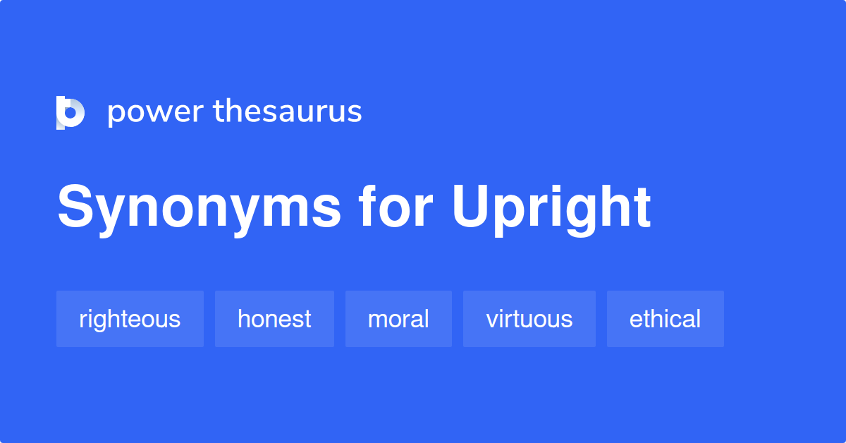 upright thesaurus