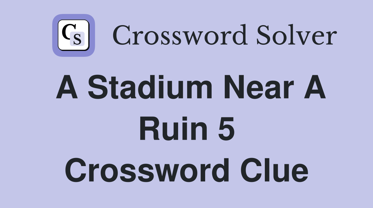 ruin crossword clue