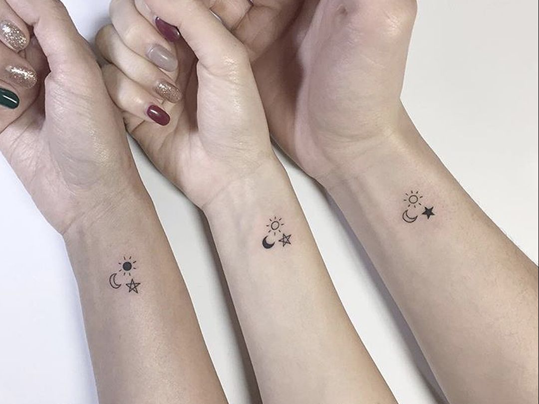 bff tattoos for 3