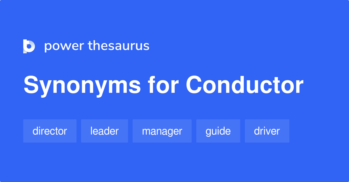 conductor thesaurus