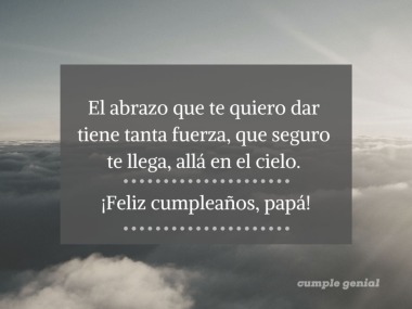 imagen de feliz cumpleaños papa hasta el cielo