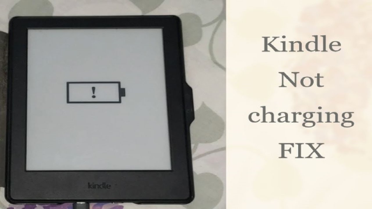 kindle wont charge