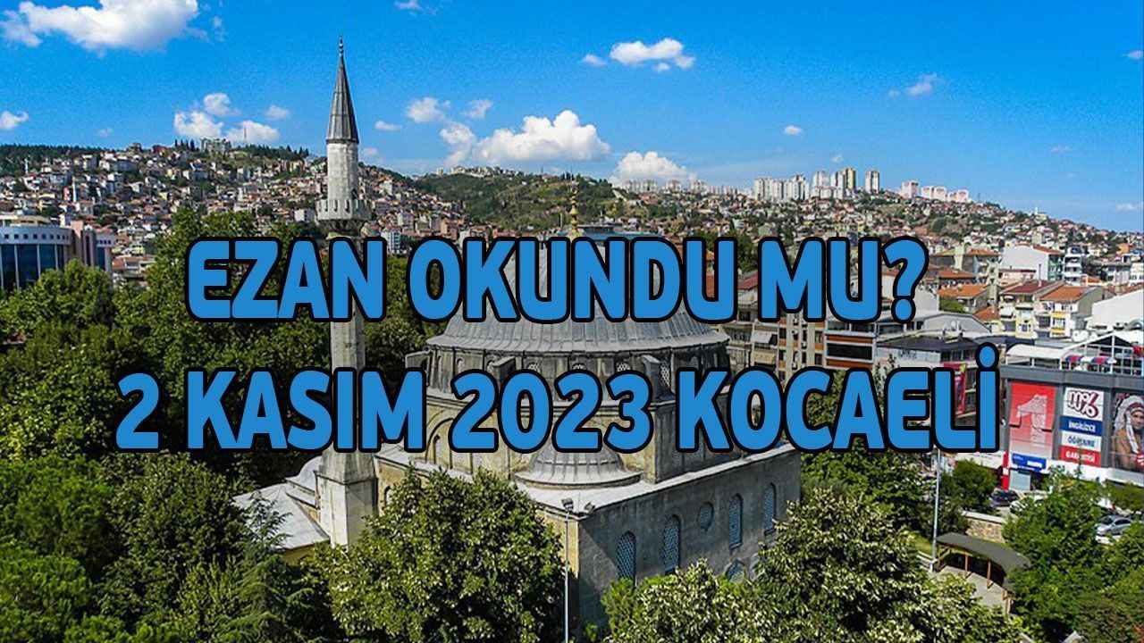 ezan vakitleri kocaeli