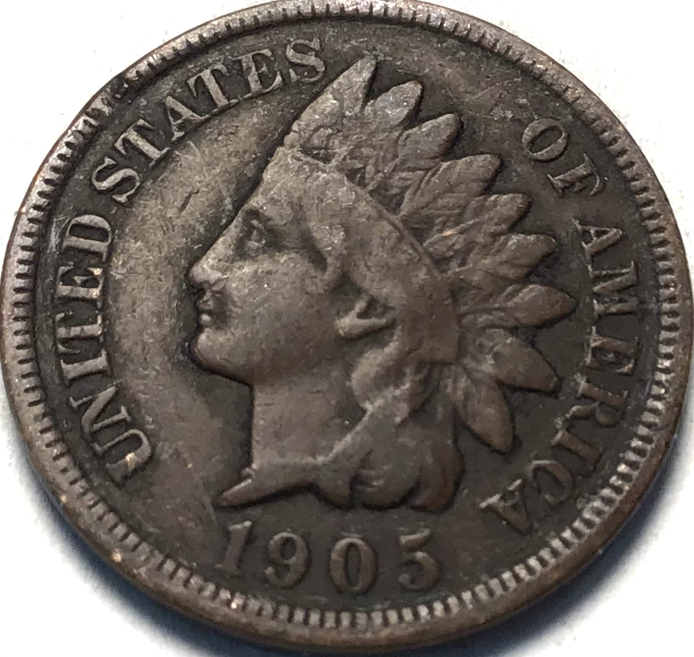 value of 1905 indian head penny