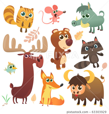 cartoon woodland creatures