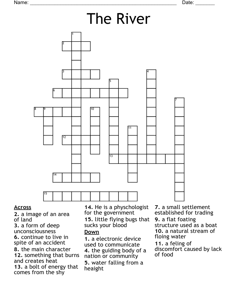 river nymph crossword clue