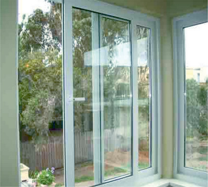 2 track aluminium sliding window price