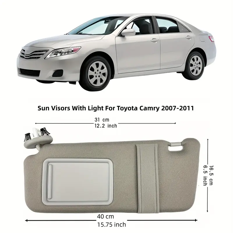 sun visor for toyota camry 2007