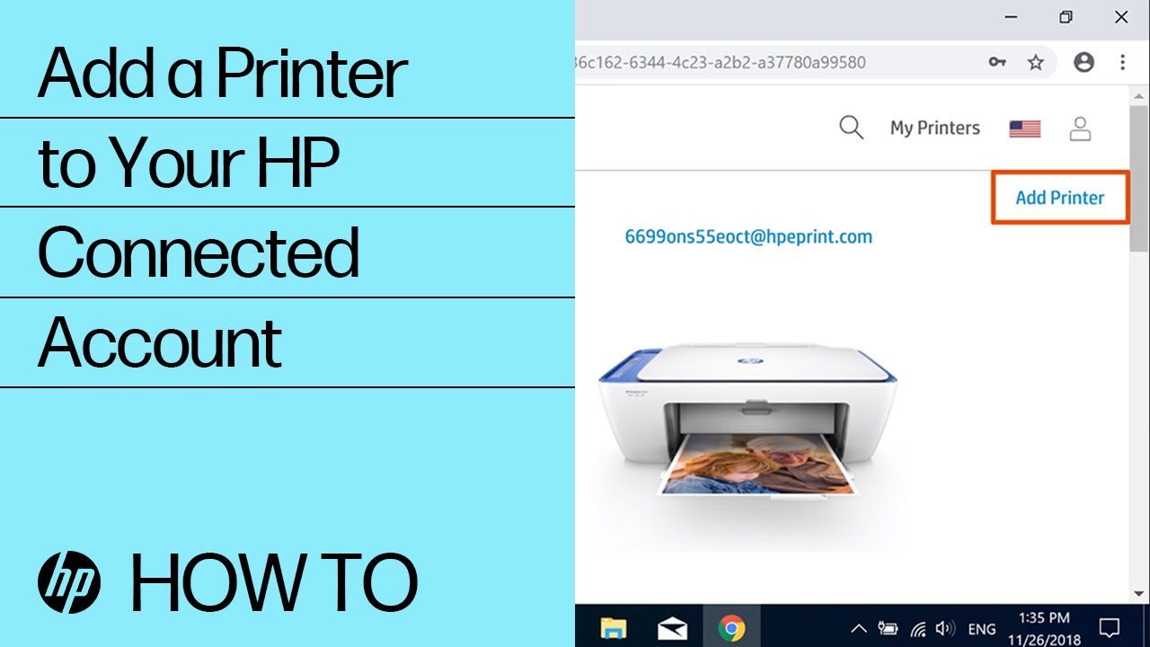 how to add hp printer