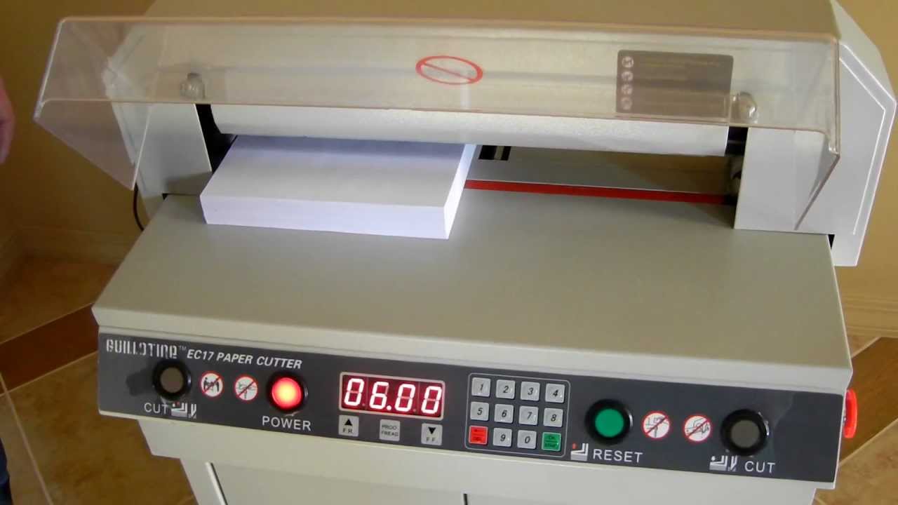 electric paper cutting machine