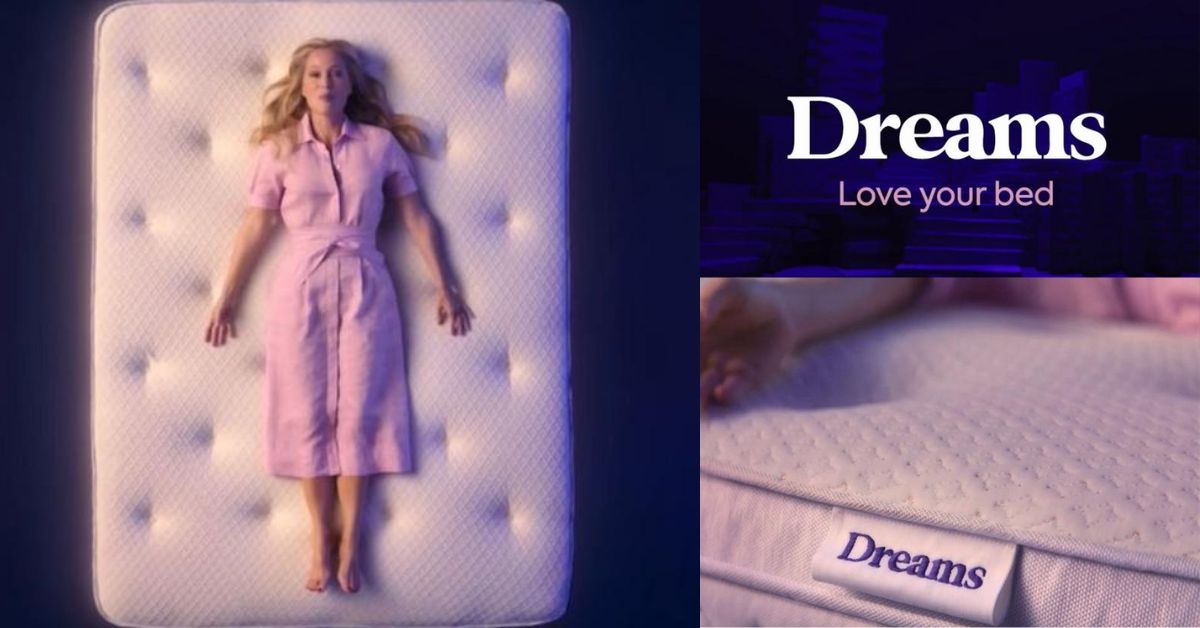 is gillian anderson in the dreams advert