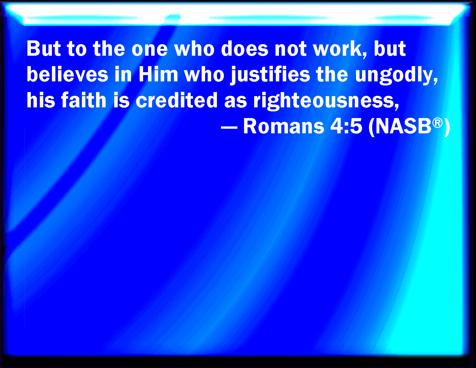 romans 4 nasb