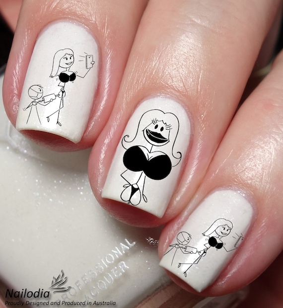 funny nail art