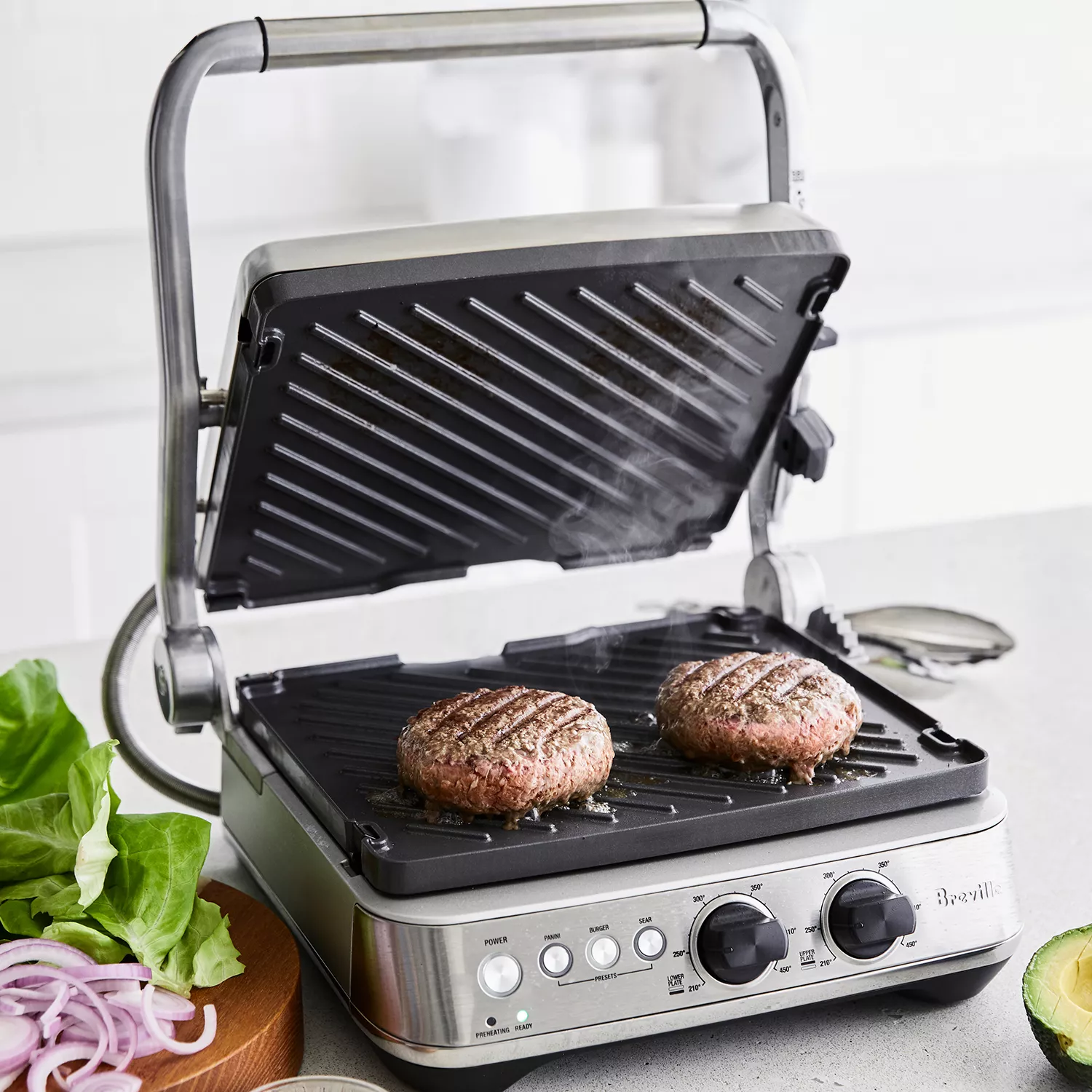 breville sear and press grill