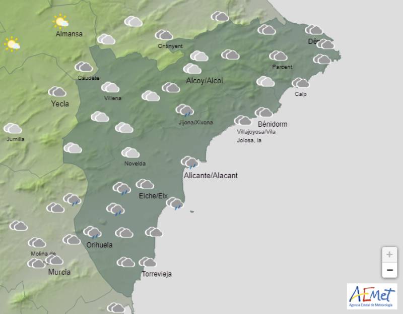 15 day weather forecast benidorm