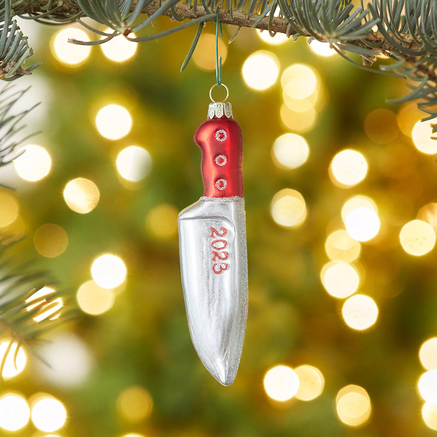 knife christmas ornament