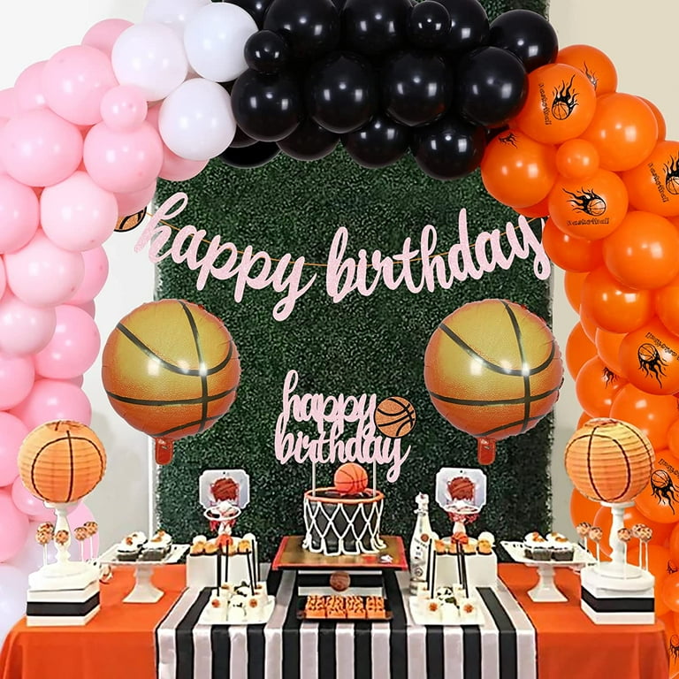 basketball party decorations